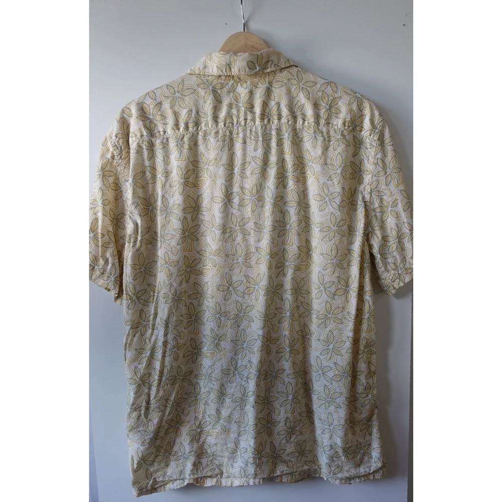 Levis Shirt Mens Medium Floral Relaxed Fit Short Sleeve‎ Casual Tropical Light